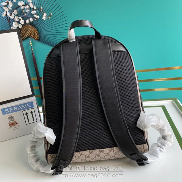 Gucci古馳包包 G家新款雙肩包 419584 古奇蜜蜂刺繡男士雙肩背包 gdj1420